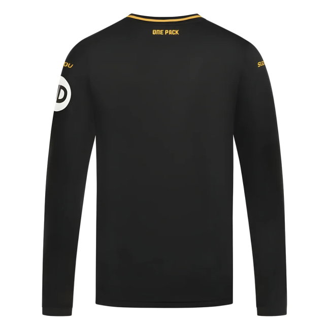 2024-2025 Wolves Long Sleeve Away Shirt (Djiga 34)-SoccerKits Hub | Buy Soccer Jerseys Online